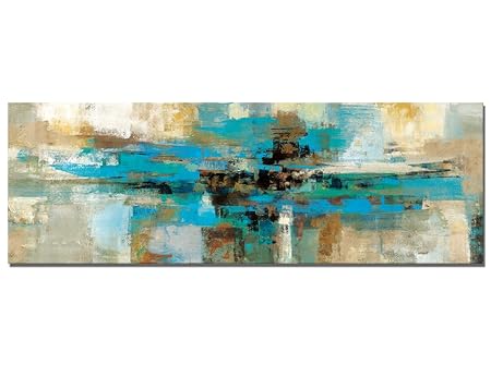 Maison Artwork Unframed Large Size Modern Gold Abstract Canvas