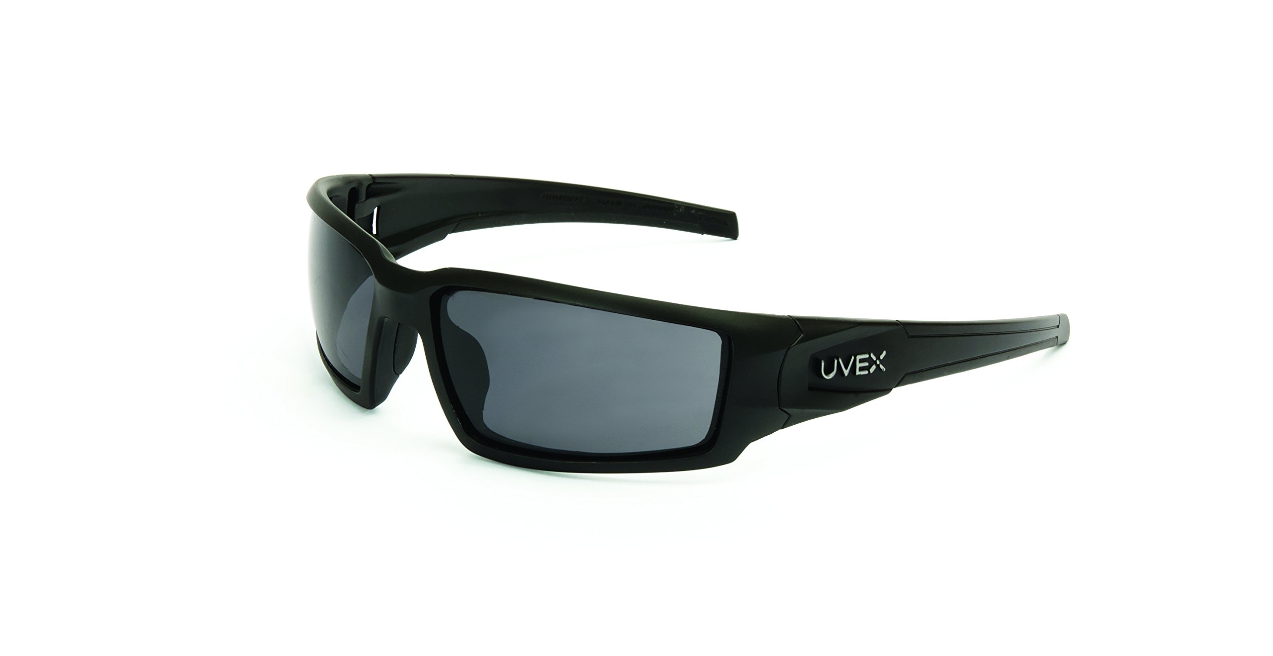 Photo 1 of Honeywell Uvex by Hypershock Safety Glasses, Black Frame with Gray Lens & HydroShield Anti-Fog Coating (S2941HS)