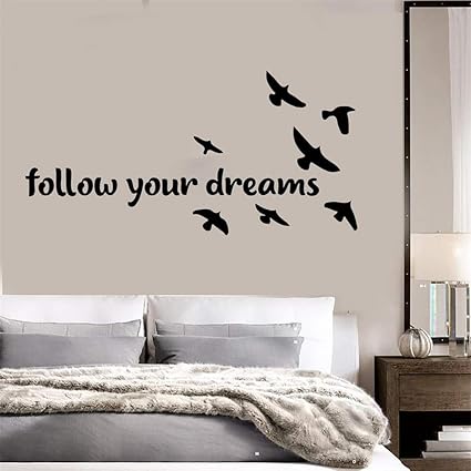 Amazon Com Wall Art Stickers Quotes And Sayings Bedroom