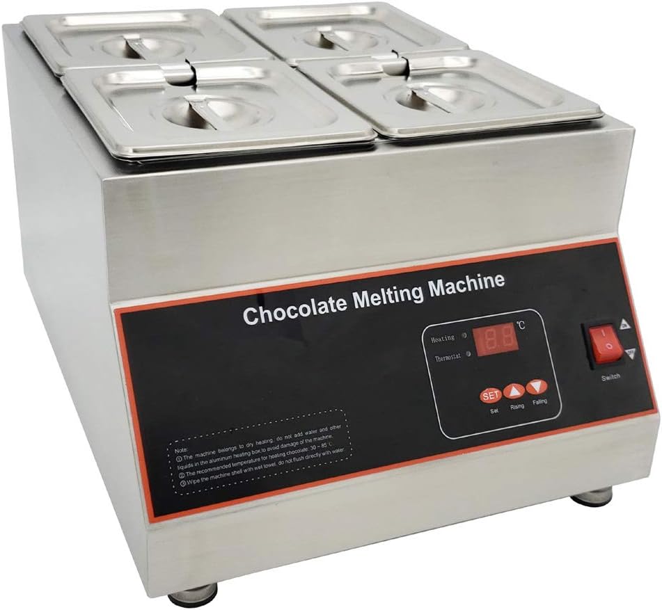 Huanyu Air Heating Chocolate Melting Machine 10L Digital Pot 500W Hot