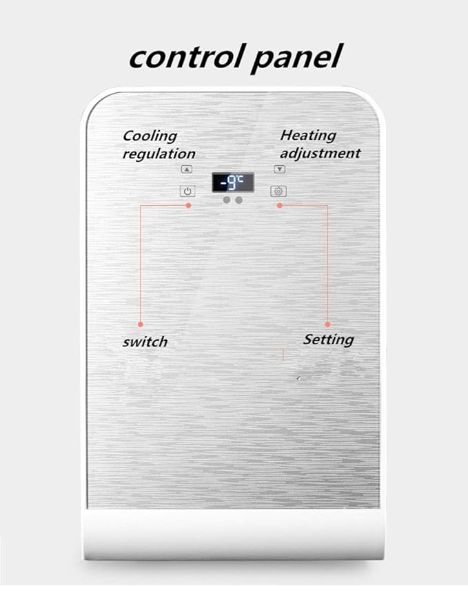 WFFH Compacta Nevera, Mini 5L Bebe Cerveza Pequeña Nevera Portátil ...