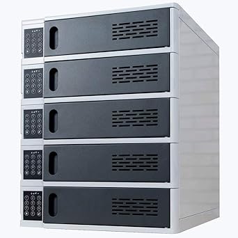 Amazon Com Dmd 5 Bay Charging Locker Stackable Locking Charging