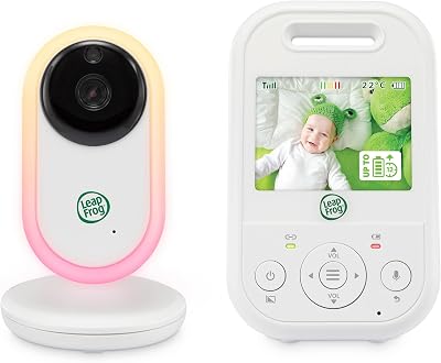 LeapFrog LF2413 Video Baby Monitor with Camera 2.8" IPS Screen 300m
