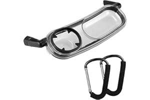 Uniquify Snack Tray Compatible with Uppababy Vista, Vista V2, Cruz, Cruz V2, RumbleSeat, and RumbleSeat V2 (Snack Tray with Bonus Hooks)