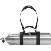XS Scuba Deluxe Tank Carrier with Shoulder Strap, Black