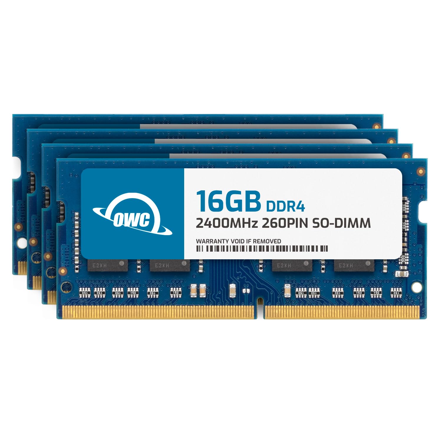 OWC - 64GB OWC Memory Upgrade Kit - 4 x 16GB PC19200 DDR4 2400MHz SO-DIMMs for 27-inch iMac with Retina 5K (Mid 2017) and compatible PCs