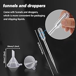 Burry Life Science 12PCS 20ML White Plastic Empty
