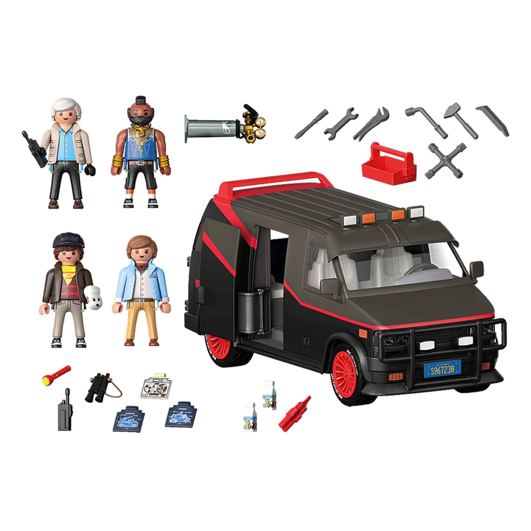 PLAYMOBIL 70750 The A-Team Van - im ikonischen Design, Für A-Team Fans, Sammler und Kinder, 5-99 Jahre 3
