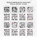 Pueen Nail Art Stamp Collection - Special Edition Encore 01-04 NEW Invention Set of 4 Double Sided All You Can Stamp Full Size Stamping Image Plates Manicure DIY (Infinite Images with Your Creativity) Now with Bonus Storage Case-BH000298