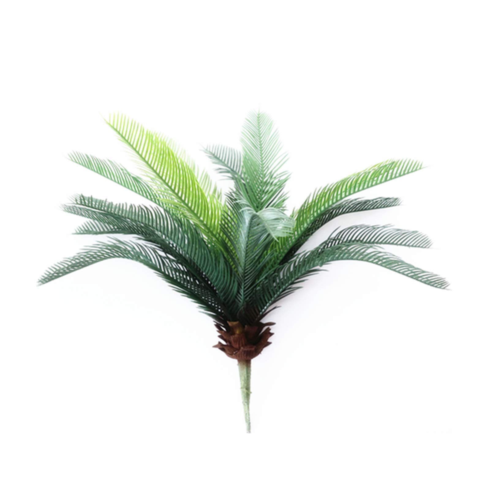 DODXIAOBEUL 19" Artificial Palm Leaves Tropical Greenery,Thanksgiving Table Decorations,Table top Christmas Decorations ，Birthday Party Decorations Supplies Decor -Green 15 Leaves
