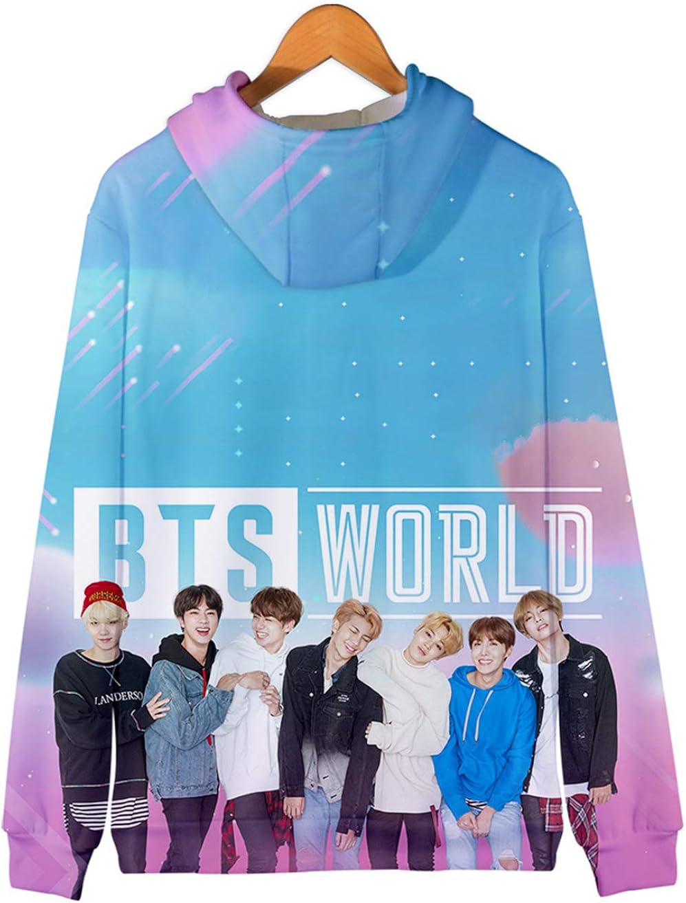 Amazon Com Aopostall Kpop Bts Love Yourself T Shirts Jimin Suga Jungkook Rap Monster Jin V J Hope Signature Tee Shirts Sports Outdoors