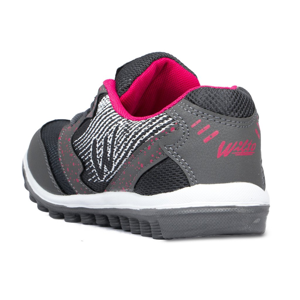 asian shoes riya 21 dark grey pink women sports shoes