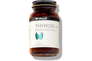Blisque – Thyroid Support Supplement Complex for Metabolism Boost and Increased Energy, Clarity, and Focus | Doctor-Approved | with Iodine, Ashwagandha, Zinc, L-Tyrosine | 90 Capsules