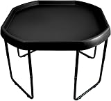 simpahome Black Mixing Play Tray with Height Adjustable Stand 100cm Diameter