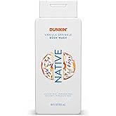 Native Body Wash, Dunkin Vanilla Sprinkle, Contains Naturally Derived Ingredients | For Women & Men, Sulfate, Paraben, & Dye Free Leaving Skin Soft and Hydrated | 18 oz
