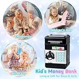 Highttoy Electronic Piggy Bank for Kids Password Safe Money Box ATM Savings view 5