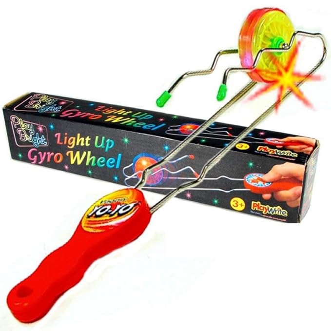 Light Up Gyro Kinetic Wheel (Rail Twister) by Party Bags 2 Go