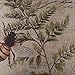 LINKWELL Retro Vintage Paris Country Bee Pillow Cover 18x18 inch Leaf Linen Cushion Cover for Sofa Couch Home Decoration Postmark CC195
