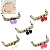 Cadre à Fermoir Pour Sac à Main, Poignée De Sac à Main Serrure Fournitures De Fabrication De Sac à Main Pour Fabrication De Sacs à Monnaie Ruthénium, Or, Argent, Bronze