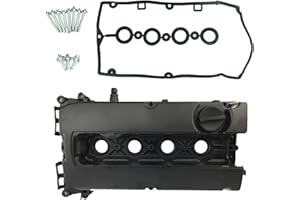 GELUOXI Engine Valve Cover with Gasket & Cap Replacement for Chevy Cruze 2010-2016 Aveo/Aveo5 2009-2011 Sonic Pontiac G3 Satu