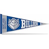 Rico Industries NCAA Saint Louis Billikens 12" x 30" Felt Wall Décor Pennant - Great for Home/Bed Room/Man Cave Décor