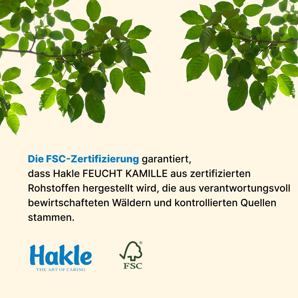 Hakle Feucht KAMILLE & ALOE VERA – 12x42 Blatt das Erfrischende Gefühl 6