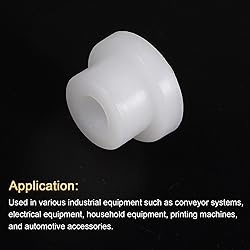 uxcell 12pcs Flanged Sleeve Bearings Plastic