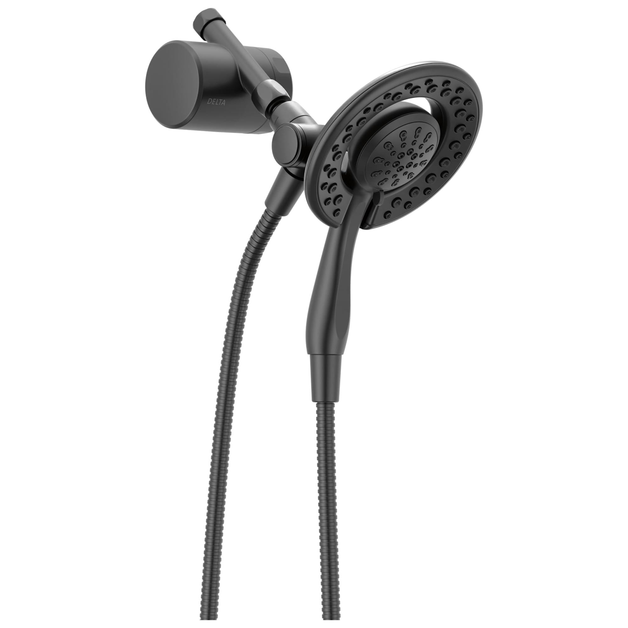 Delta Faucet 4-Setting In2ition 2-in-1 Dual Shower Head with Clarifi ...