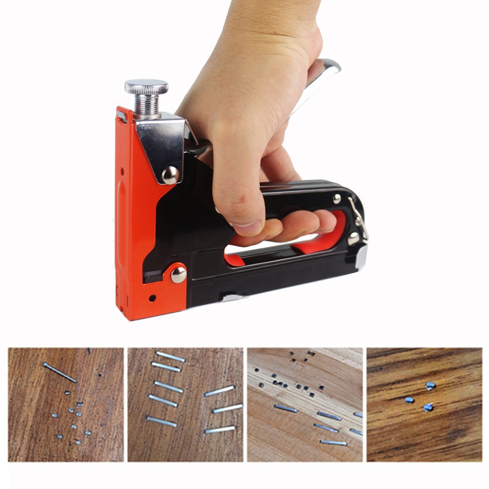 Staple Gun 3 IN 1 Stapler Tacker With 600 Staples Upholstery Heavy Duty
