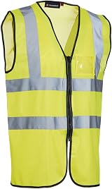 Blackrock Hi Vis Yellow Executive Sleeveless Vest XL EN20471 Certified view 2