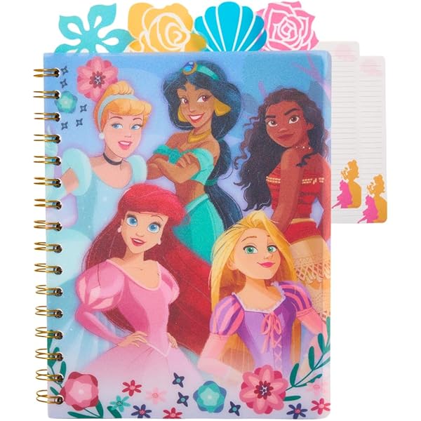 Disney Princess Tabbed Journal Set - Bundle with Disney