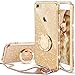 OCYCLONE iPhone 6s Case, iPhone 6 Case, Cute Glitter Luxury Bling Diamond Rhinestone Bumper with Ring Grip Kickstand Protective Thin Girly Gold iPhone 6s Case/iPhone 6 Case for Women Girl - Gold