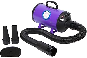 FLYING PIG GROOMING Flying Pig High Velocity Dog Pet Grooming Dryer w/Heater (Model: Flying One, Purple)
