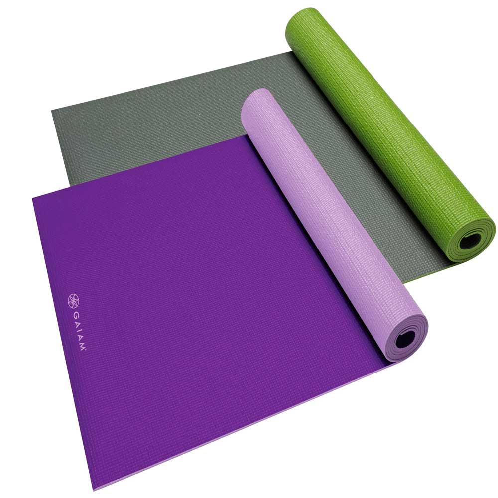 Gaiam TwoColor Premium Yoga Mats (5mm) Sports & Outdoors