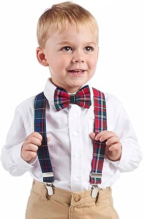 baby boy bow tie and suspenders