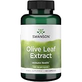 Swanson Olive Leaf Extract Immune Health, 500 mg, 120 Caps | For Adults Seeking Year-Round Immune Support, Standardized to 20% Oleuropein for Immune and Cardiovascular Health