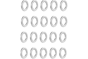 GROBARPART 20 Pack M14 Oil Drain Plug Gaskets Crush Washers Seals Rings Compatible with Honda Compatible with Yamaha Compatible with Triumph Compatible with Kawasaki Compatible with Suzuki