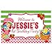 Strawberry Shortcake Birthday Banner Personalized Custom Party Backdrop Decoration