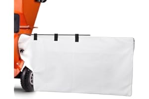 XIMOON Wood Chipper Bag Universal 24" x 48" Suitable for GreatCircleUSA Chipper, Universal Wood Chipper Discharge Bag Shredder Mulcher Collection Bag Replacement for Landworks Shredder Accessory