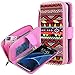 Galaxy S7 Edge Case, E LV Galaxy S7 Edge - 2IN1 ( CASE CUM PURSE) PU Leather flip Wallet Bag Pouch Case Cover For Samsung Galaxy S7 Edge - [TRIBAL]