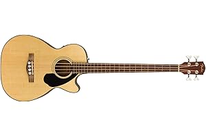 Fender CB-60SCE Acoustic Bass, with 2-Year Warranty Natural, Laurel Fingerboard
