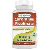 Best Naturals Chromium Picolinate 1000 mcg 120 Tablets