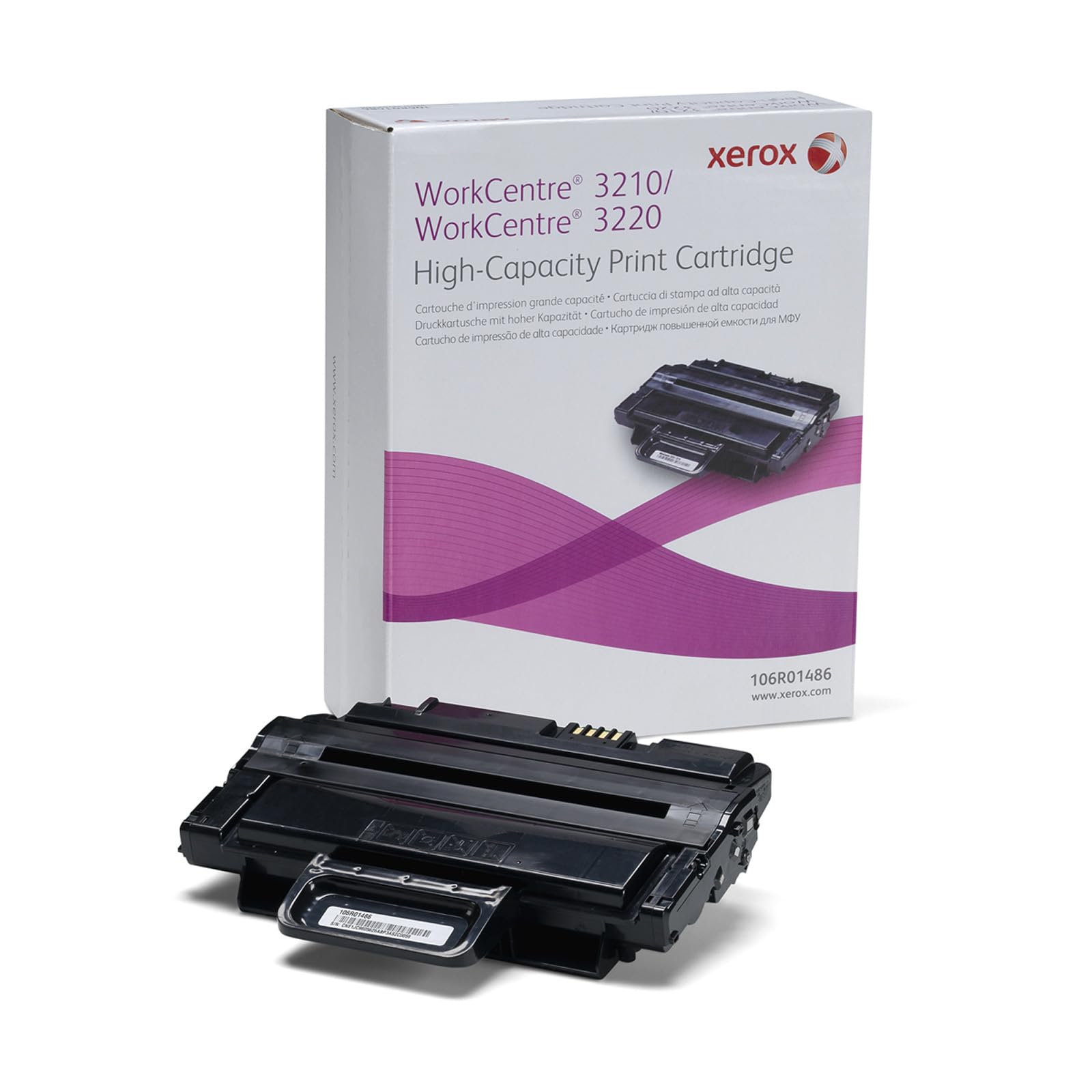 Xerox Genuine WorkCentre 3210 / 3220 Black High Capacity Toner Cartridge (4,100 pages) - 106R01486