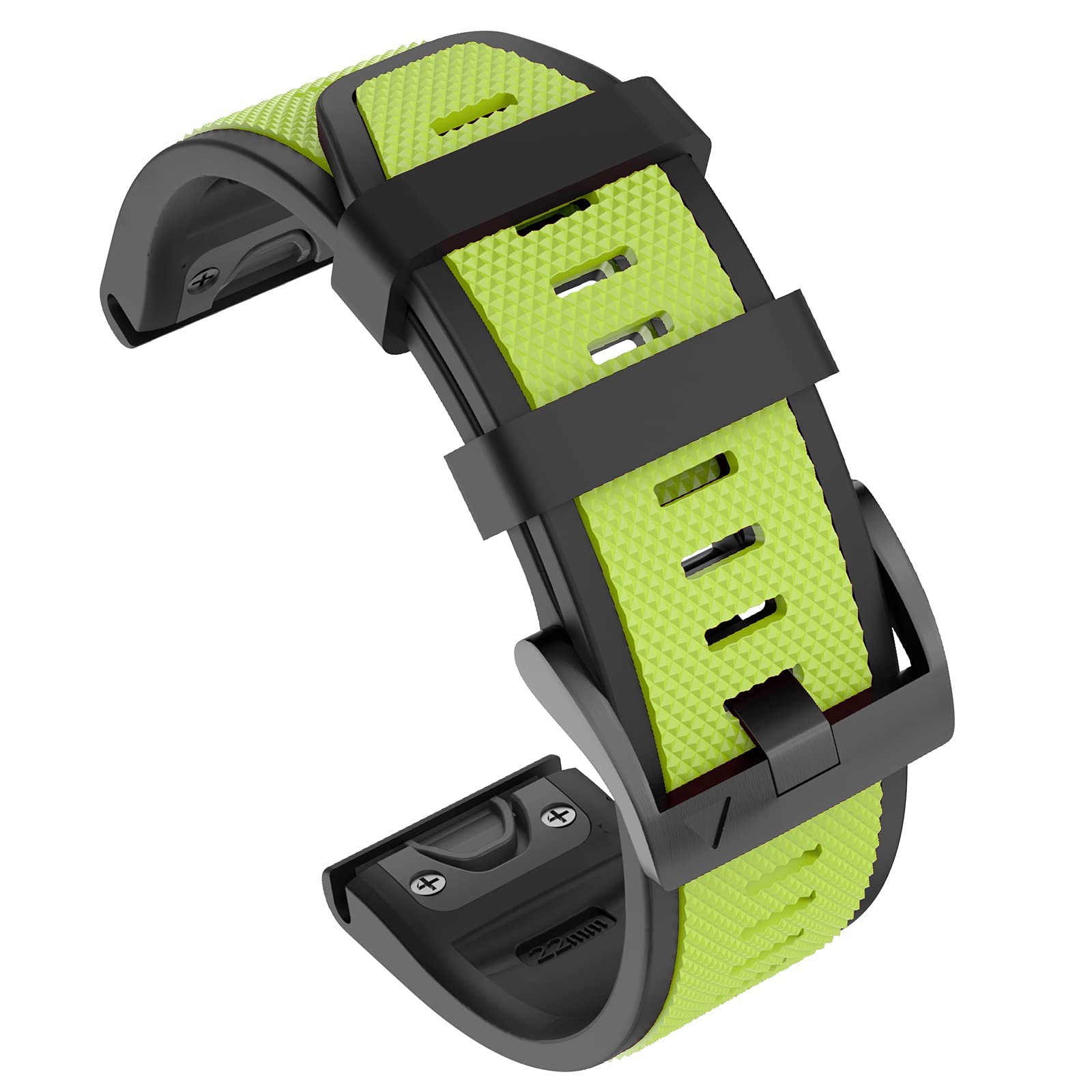 OVERSTEP Strap for Fenix 8 47mm,Fenix E Soft Silicone Replacement Band for Fenix 5,Fenix 6,Fenix 7,Epix Pro 47mm,Quatix 5,Approach S62.