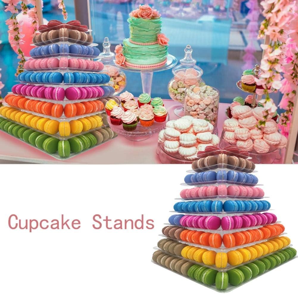 Wxgy Presentoir En Forme De Macaron Transparent A 9 Niveaux Pour Gateau A Dessert Et Bonbons Pour Decoration De Fete De Mariage Danniversaire Cuisine Maison Presentoirs A Gateau Centroarco Com