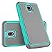 Tekcoo Galaxy J3 2018 Case, Samsung J3 Orbit/J3 Achieve/J3 Express Prime/J3 Prime 2/J3 V 3rd Gen/Amp Prime 3/J3 Eclipse 2/J3 Aura/J3 Star Case, [Tmajor] Cute Sturdy Cover Cases - Turquoise