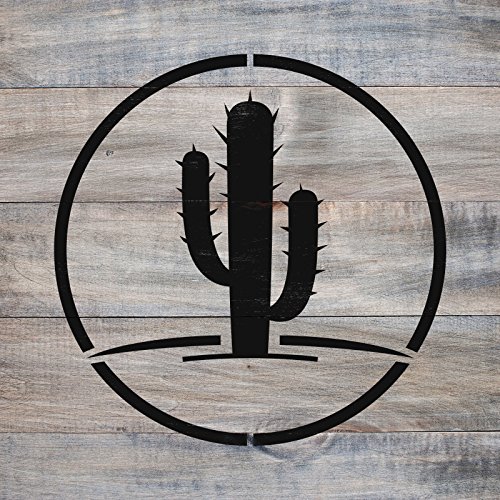 Cactus Stencil Template - Reusable Stencil with Multiple Sizes Available