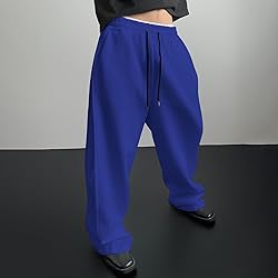 Baggy Sweatpants Men Wide Leg Sweats Pants Loose