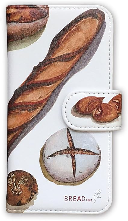 Amazon Bread1set Iphone ケース 手帳型 バゲット 柄 アート おしゃれ パン Iphone6 6s ケース カバー 通販