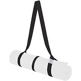 Yoga Mat Carrier Strap, Adjustable Thick Straps Sling for Carrying Large Mats, Stretching Band